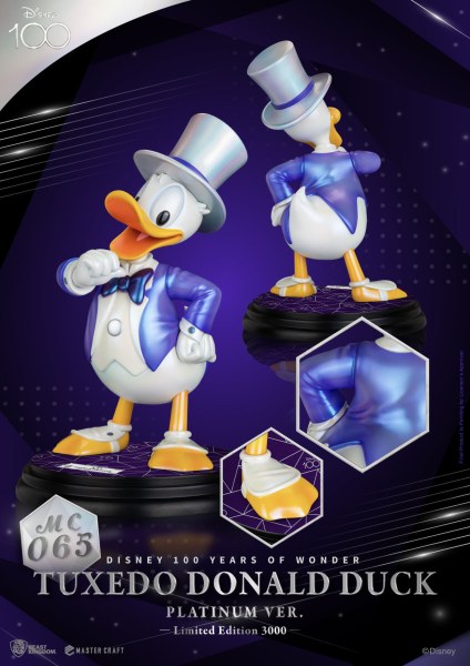 TUXEDO PAPERINO VERSIONE PLATINUM - DISNEY MASTERCRAFT