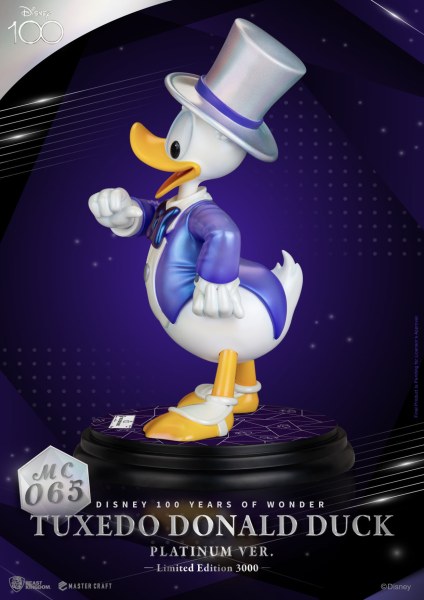 TUXEDO PAPERINO VERSIONE PLATINUM - DISNEY MASTERCRAFT