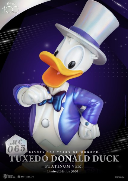 TUXEDO PAPERINO VERSIONE PLATINUM - DISNEY MASTERCRAFT