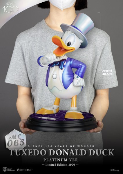 TUXEDO PAPERINO VERSIONE PLATINUM - DISNEY MASTERCRAFT