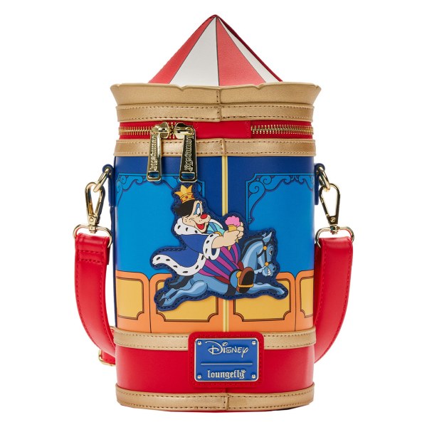 BORSA A TRACOLLA TOPOLINO & MINNIE BRAVE LITTLE TAILORS CAROUSEL - DISNEY LOUNGEFLY