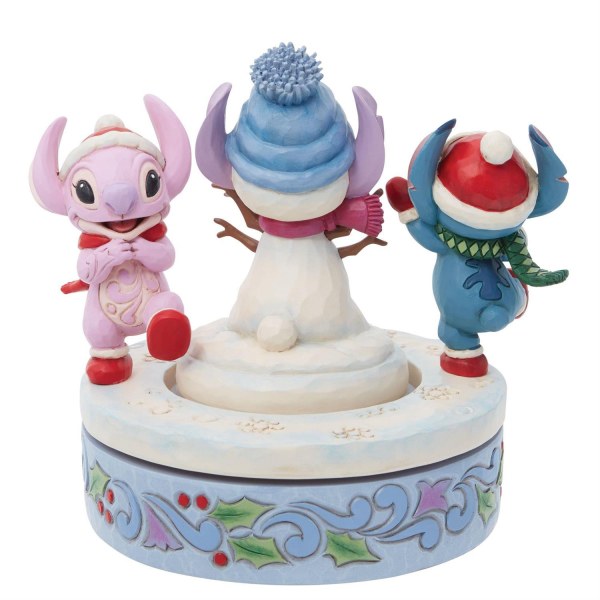 STITCH & ANGEL COSTRUISCONO UN PUPAZZO DI NEVE ROTANTE - DISNEY TRADIZIONI