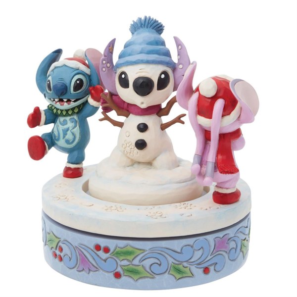 STITCH & ANGEL COSTRUISCONO UN PUPAZZO DI NEVE ROTANTE - DISNEY TRADIZIONI