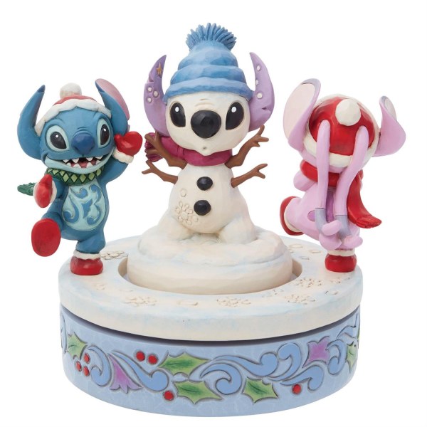STITCH & ANGEL COSTRUISCONO UN PUPAZZO DI NEVE ROTANTE - DISNEY TRADIZIONI