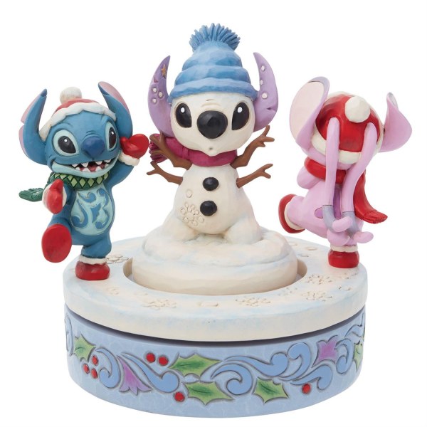 STITCH & ANGEL COSTRUISCONO UN PUPAZZO DI NEVE ROTANTE - DISNEY TRADIZIONI