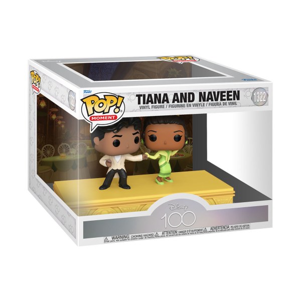 FUNKO POP! 1322 - TIANA E NAVEEN - DISNEY’S 100º ANNIVERSARIO