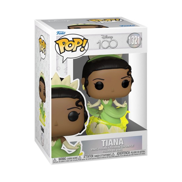 FUNKO POP! 1321 - TIANA LA PRINCIPESSA E IL RANOCCHIO - DISNEY’S 100º ANNIVERSARIO