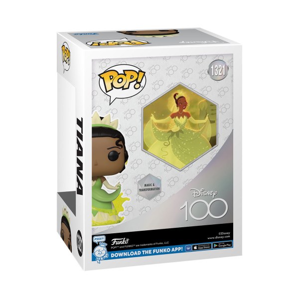 FUNKO POP! 1321 - TIANA LA PRINCIPESSA E IL RANOCCHIO - DISNEY’S 100º ANNIVERSARIO