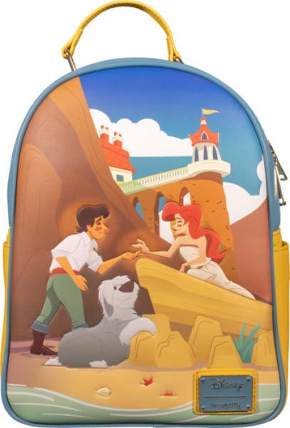 MINI ZAINO ARIEL & ERIC SULLA SPIAGGIA - DISNEY LOUNGEFLY