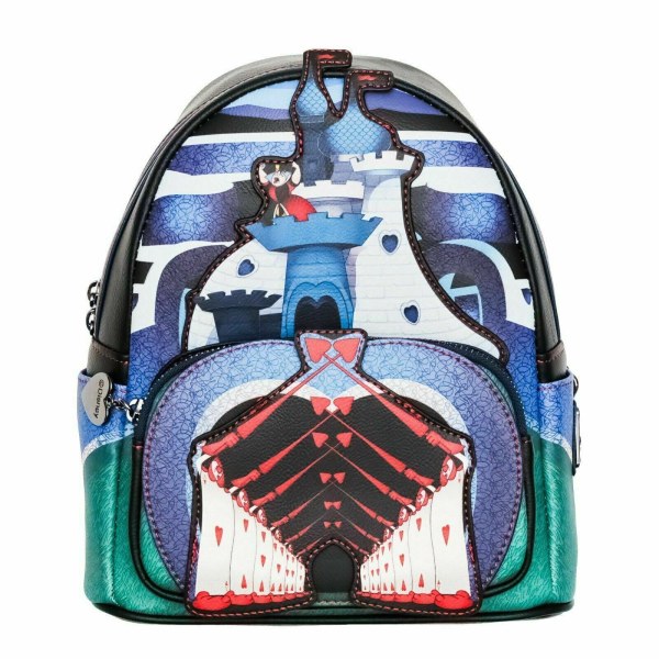 MINI ZAINO CASTELLO REINA DI CUORI - DISNEY LOUNGEFLY