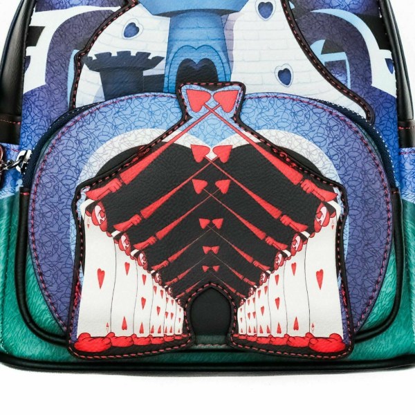 MINI ZAINO CASTELLO REINA DI CUORI - DISNEY LOUNGEFLY