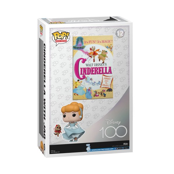 FUNKO POP! 12 - CENERENTOLA MOVIE POSTER DISNEY'S 100TH