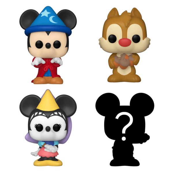 CONFEZIONE 4 FIGURINE FUNKO BITTY POP! - MICKEY STREGONE