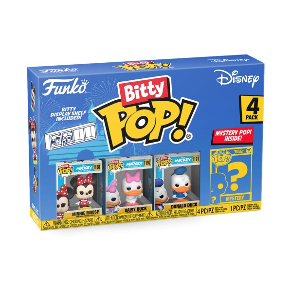 CONFEZIONE 4 FIGURINE FUNKO BITTY POP! - MINNIE