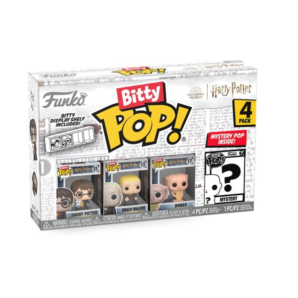CONFEZIONE 4 FIGURINE FUNKO BITTY POP! - HARRY POTTER