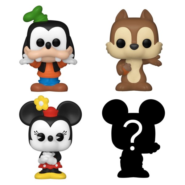 CONFEZIONE 4 FIGURINE FUNKO BITTY POP! - PIPPO