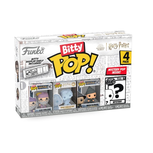 CONFEZIONE 4 FIGURINE FUNKO BITTY POP! - SILENTE
