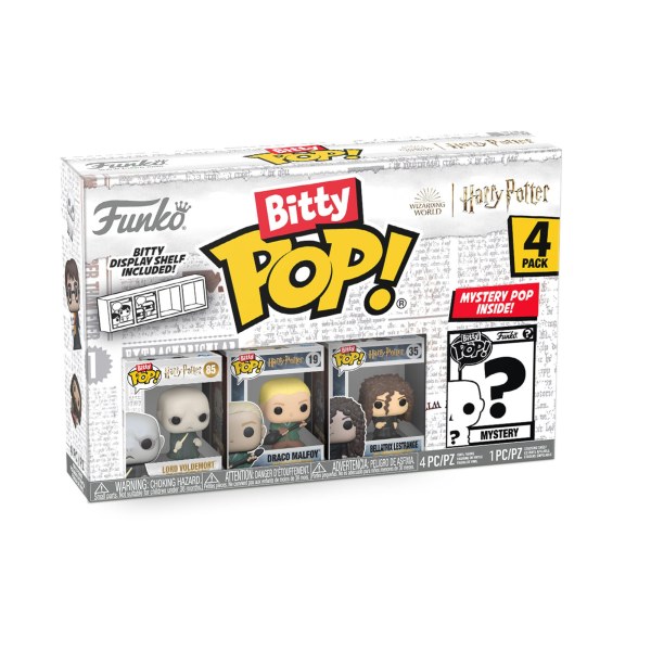 CONFEZIONE 4 FIGURINE FUNKO BITTY POP! - VOLDEMORT