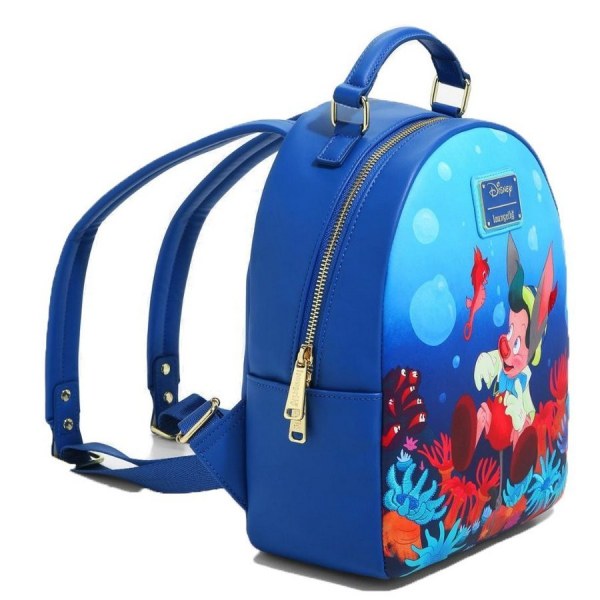 MINI ZAINO PINOCCHIO CORALLO - DISNEY LOUNGEFLY