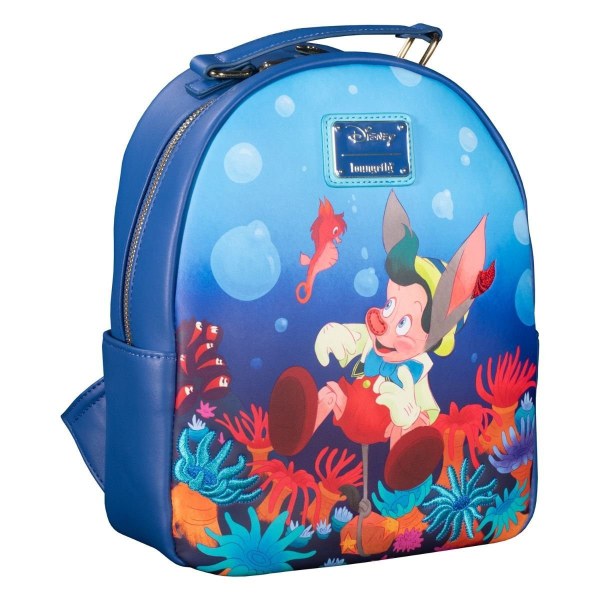 MINI ZAINO PINOCCHIO CORALLO - DISNEY LOUNGEFLY