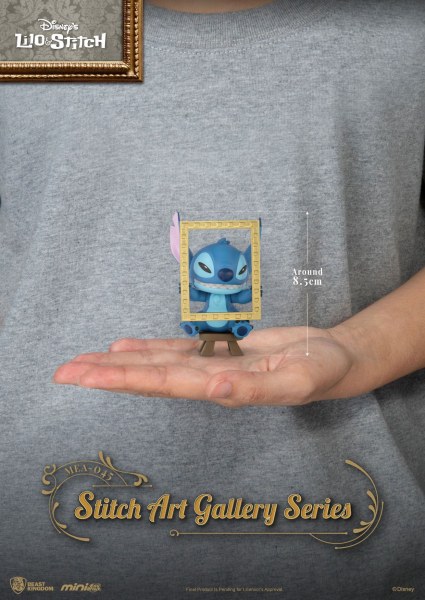 PACK DI 6 FIGURE STITCH GALLERIA D'ARTE - DISNEY MINI EGG ATTACK