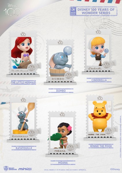 PACK DI 6 FIGURE 100 YEARS OF WONDER - DISNEY MINI EGG ATTACK