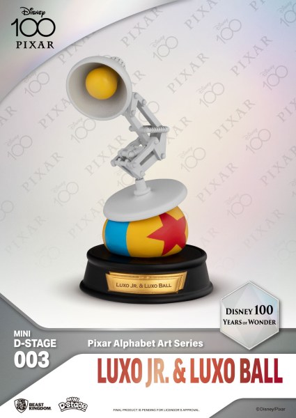 PACK DI 6 FIGURE ALFABETO PIXAR - 100 YEARS OF WONDER DISNEY MINI EGG ATTACK