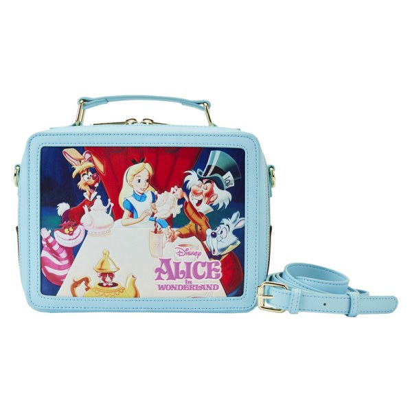 BORSA A TRACOLLA ALICE NEL PAESE DELLE MERAVIGLIE LUNCHBOX - DISNEY LOUNGEFLY
