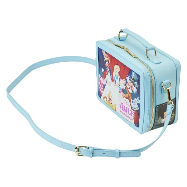 BORSA A TRACOLLA ALICE NEL PAESE DELLE MERAVIGLIE LUNCHBOX - DISNEY LOUNGEFLY