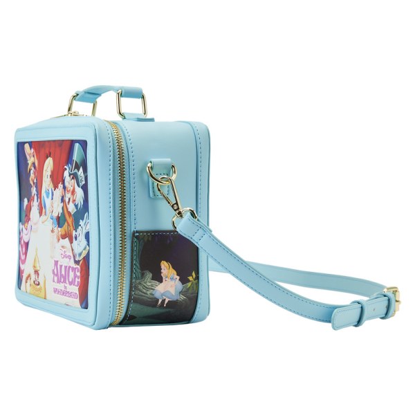 BORSA A TRACOLLA ALICE NEL PAESE DELLE MERAVIGLIE LUNCHBOX - DISNEY LOUNGEFLY