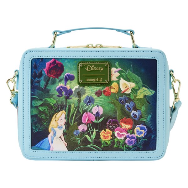 BORSA A TRACOLLA ALICE NEL PAESE DELLE MERAVIGLIE LUNCHBOX - DISNEY LOUNGEFLY