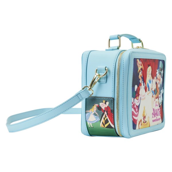 BORSA A TRACOLLA ALICE NEL PAESE DELLE MERAVIGLIE LUNCHBOX - DISNEY LOUNGEFLY