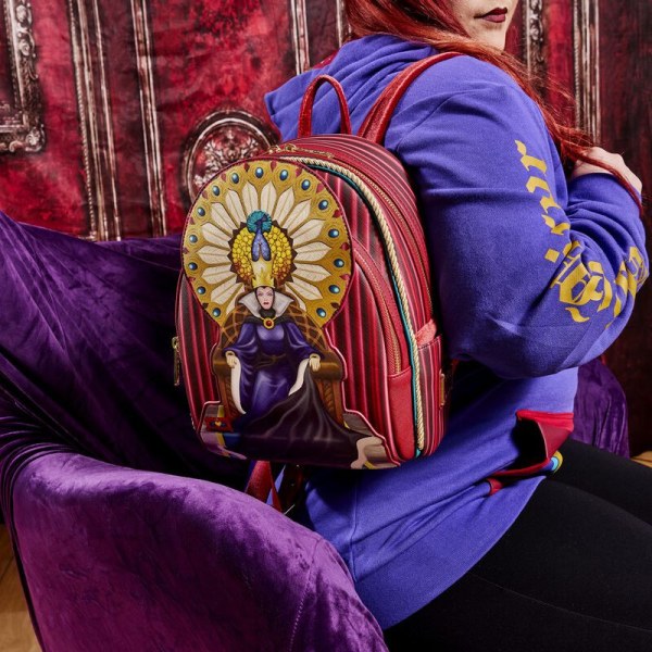 MINI ZAINO LA REGINA CATTIVA SUL SUO TRONO - DISNEY LOUNGEFLY