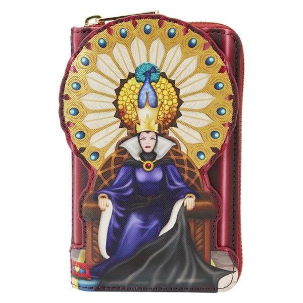 PORTAFOGLIO LA REGINA CATTIVA SUL SUO TRONO - DISNEY LOUNGEFLY