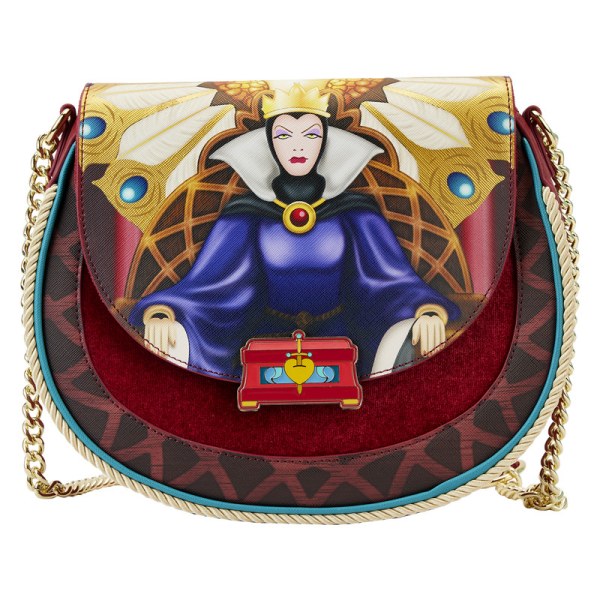 BORSA A TRACOLLA LA REGINA CATTIVA SUL SUO TRONO - DISNEY LOUNGEFLY