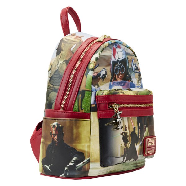 MINI ZAINO STAR WARS LA MINACCIA FANTASMA FINAL FRAMES - STAR WARS LOUNGEFLY