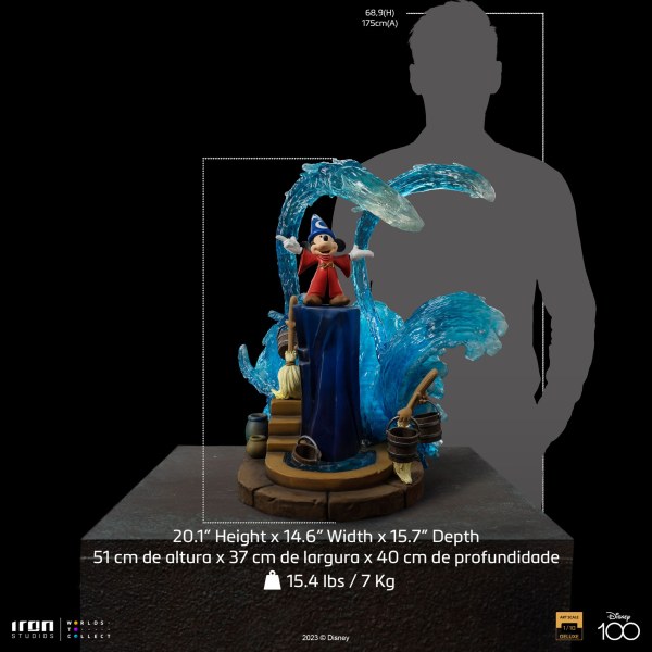 TOPOLINO FANTASIA DELUXE ART SCALE - DISNEY