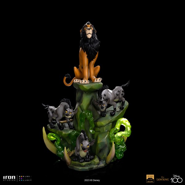 SCAR DELUXE ART SCALE - DISNEY RE LEONE
