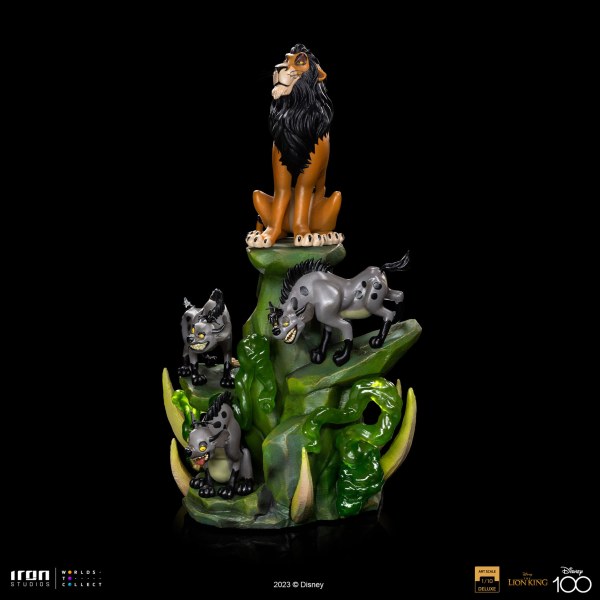 SCAR DELUXE ART SCALE - DISNEY RE LEONE