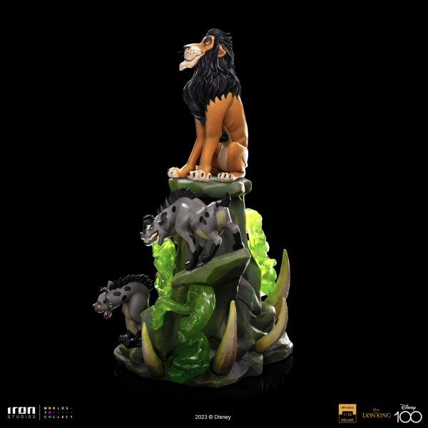 SCAR DELUXE ART SCALE - DISNEY RE LEONE