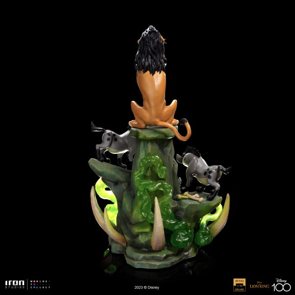 SCAR DELUXE ART SCALE - DISNEY RE LEONE