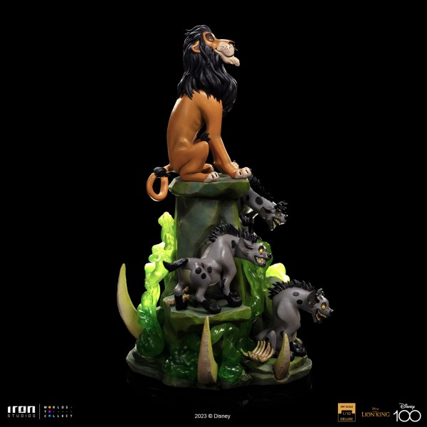 SCAR DELUXE ART SCALE - DISNEY RE LEONE