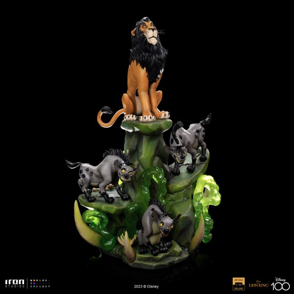SCAR DELUXE ART SCALE - DISNEY RE LEONE