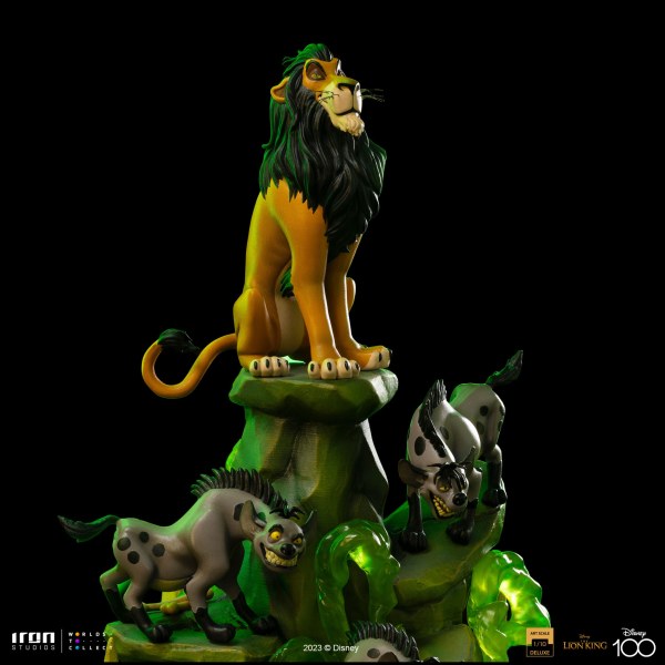 SCAR DELUXE ART SCALE - DISNEY RE LEONE