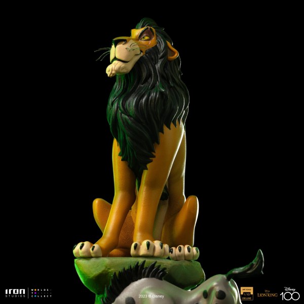 SCAR DELUXE ART SCALE - DISNEY RE LEONE