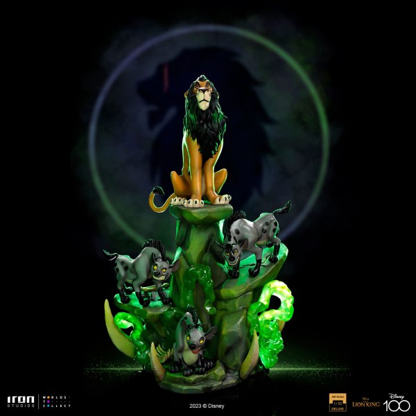 SCAR DELUXE ART SCALE - DISNEY RE LEONE