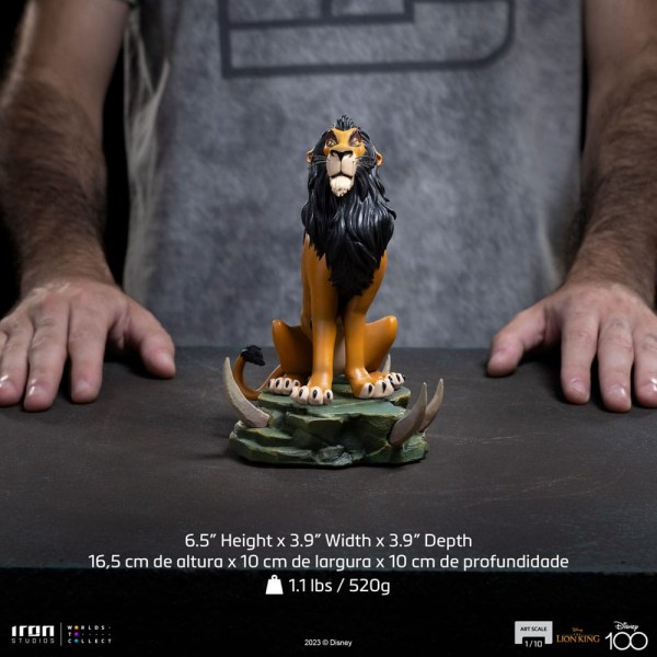 Il Re Leone statuetta 1/10 Art Scale Scar Regular 16 cm