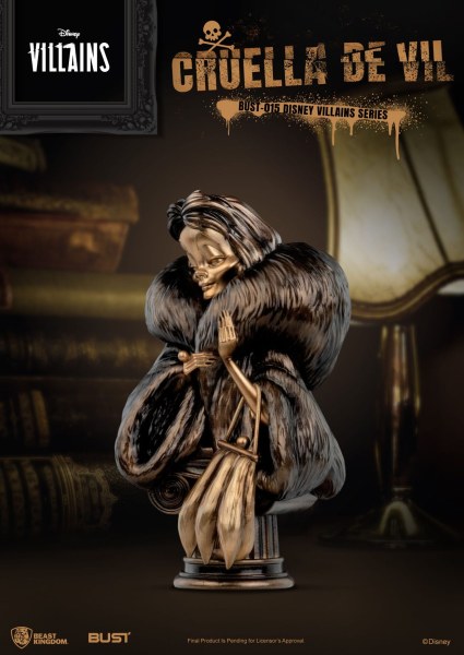 BUSTO CRUELLA DE VIL - DISNEY VILLAINS SERIES
