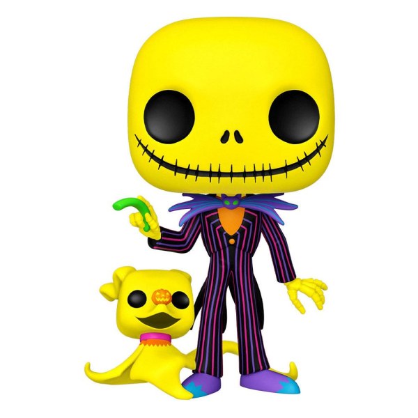 FUNKO POP! 809 - NIGHTMARE BEFORE CHRISTMAS - JUMBO JACK SKELLINGTON & ZERO