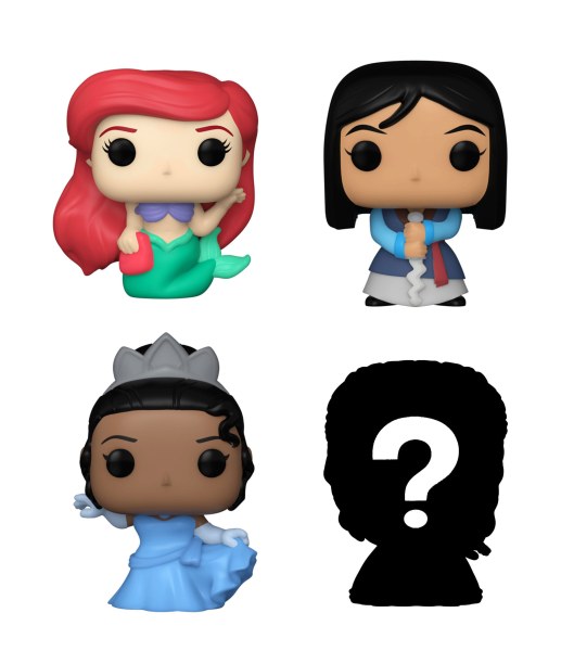 CONFEZIONE 4 FIGURINE FUNKO BITTY POP! - ARIEL